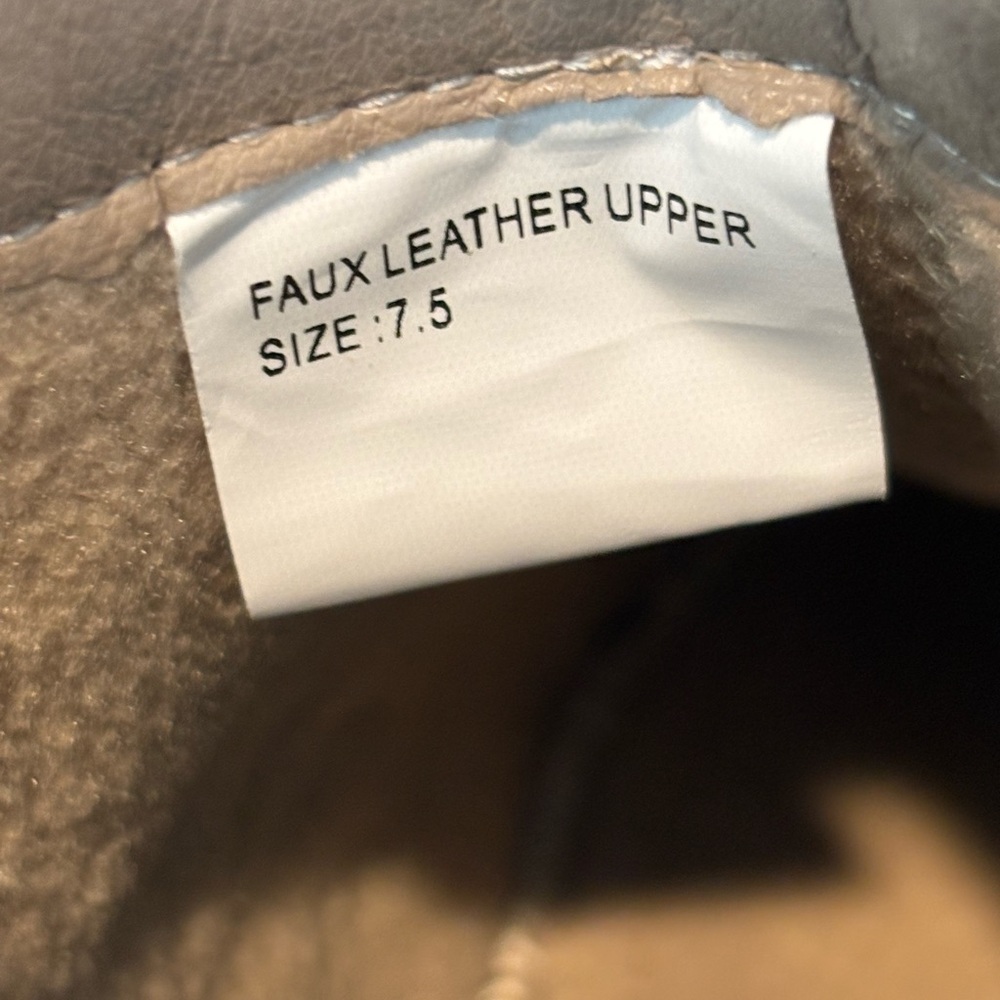 Muk Luks Finley Francis Womens Ankle Boots Taupe Block Heels Pull On Sz 7.5 NIB - Picture 9 of 10